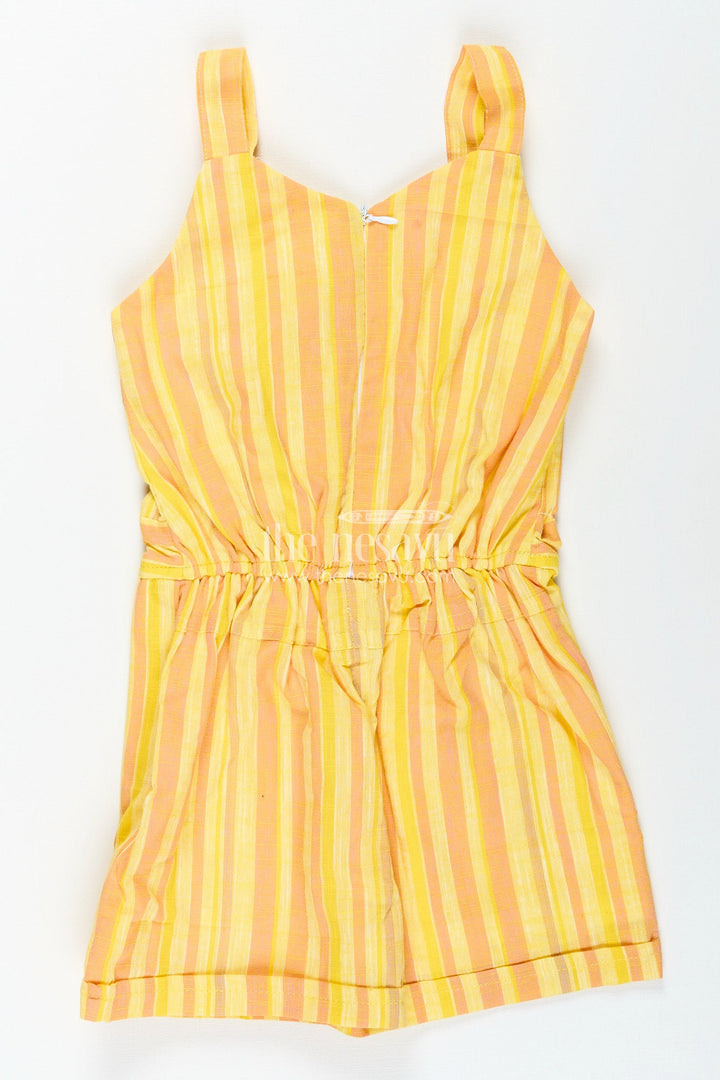The Nesavu Baby dungaree outfit for summer travel and playtime Nesavu Nesavu baby dungaree outfit cap summer outings travel-ready comfort