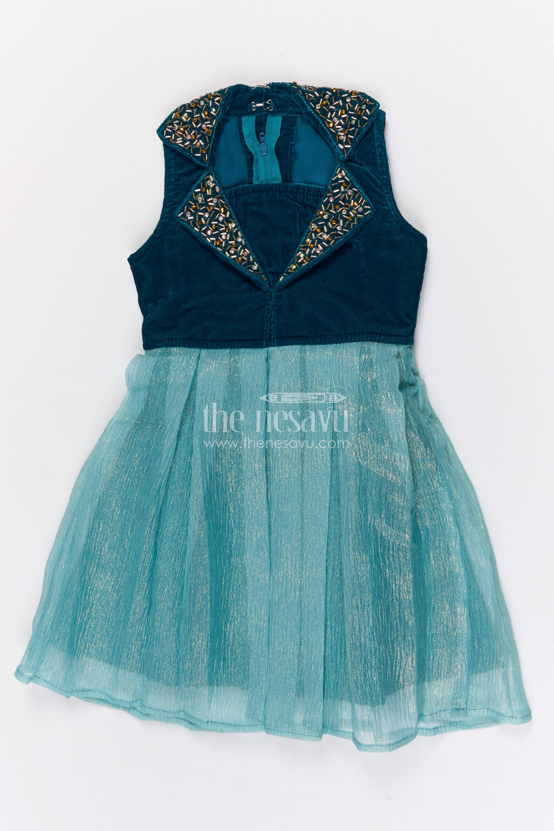 The Nesavu Baby Fancy Frock Baby Fancy Frock for First Birthday and Festive Celebrations Nesavu Nesavu baby fancy frock for first birthday and festive occasions with velvet bodice