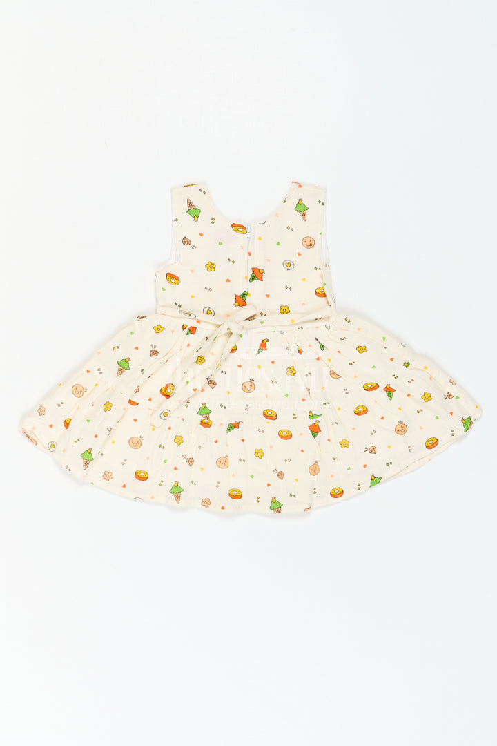 The Nesavu Baby Cotton Frocks Baby Floral Frock for Cheerful Birthday Outings Nesavu Nesavu Baby Floral Frock For Cheerful Birthday Outings With Soft Muslin Cotton And Playful Print