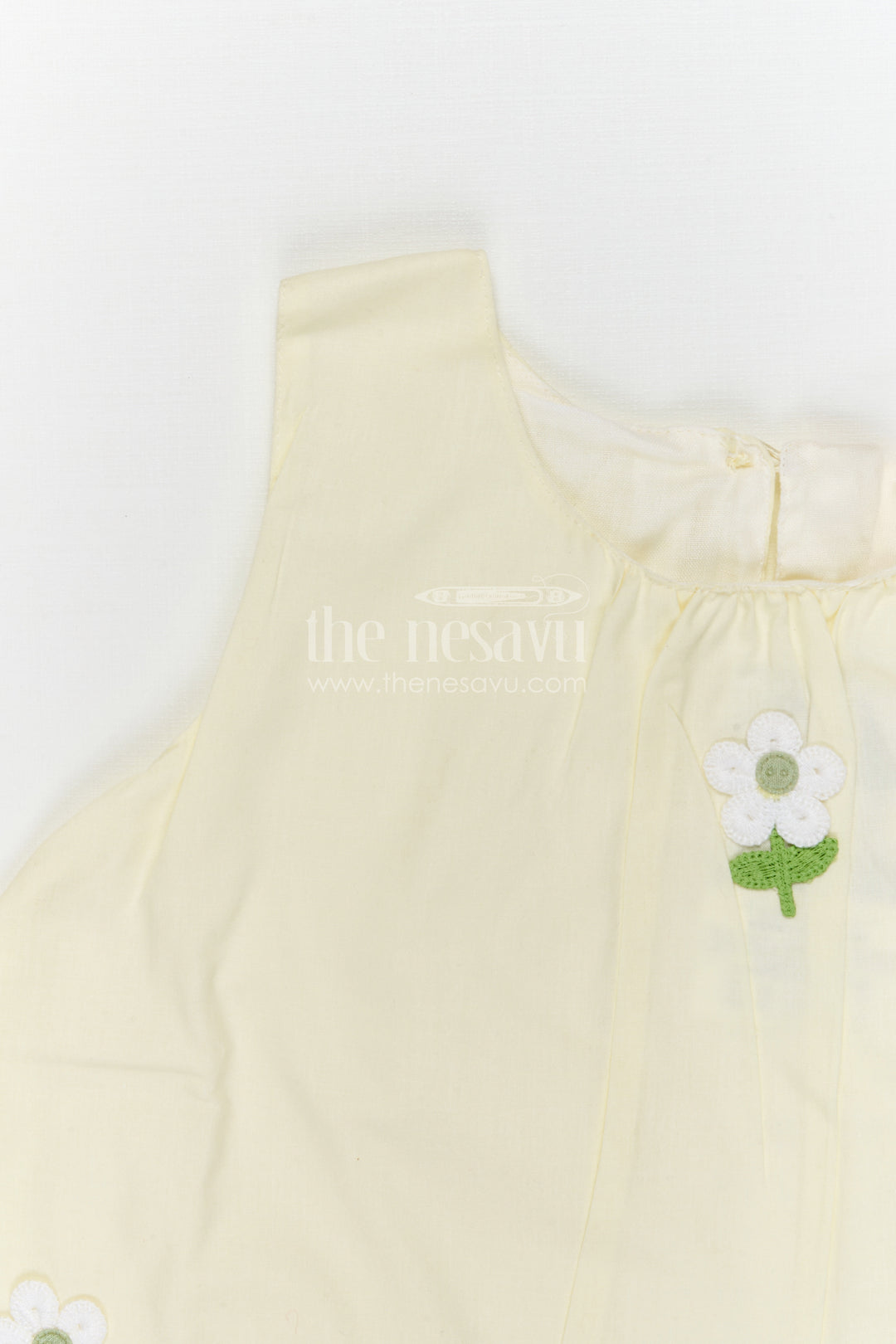 The Nesavu Baby Casual Sets Baby Girl Cotton Co Ord Set for Daily Wear and Comfort Nesavu Nesavu baby girl cotton co ord set for daily wear with thread embroidery soft breathable kids outfit