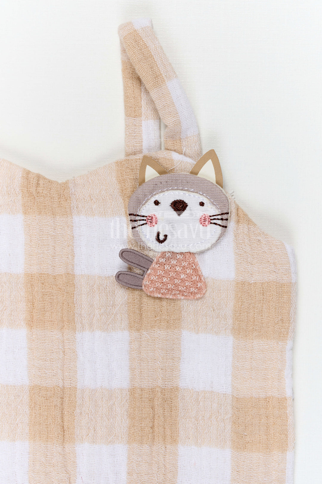 The Nesavu Baby Casual Sets Baby Girl Cotton Co Ord Set for Summer Outings and Daily Wear Nesavu Nesavu baby girl muslin cotton co ord set with checked design for summer outings and daily wear