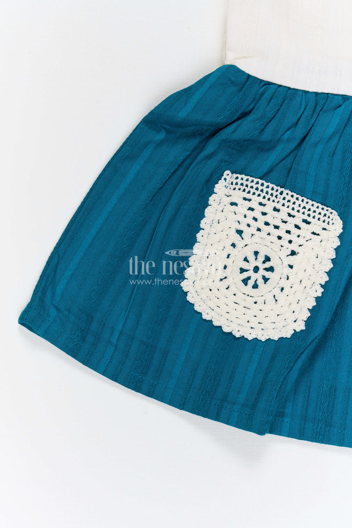 The Nesavu Baby Cotton Frocks Baby Girl Cotton Frock for Birthdays and Family Celebrations Nesavu Nesavu baby girl cotton frock with cute pockets for birthdays outings and baby celebrations