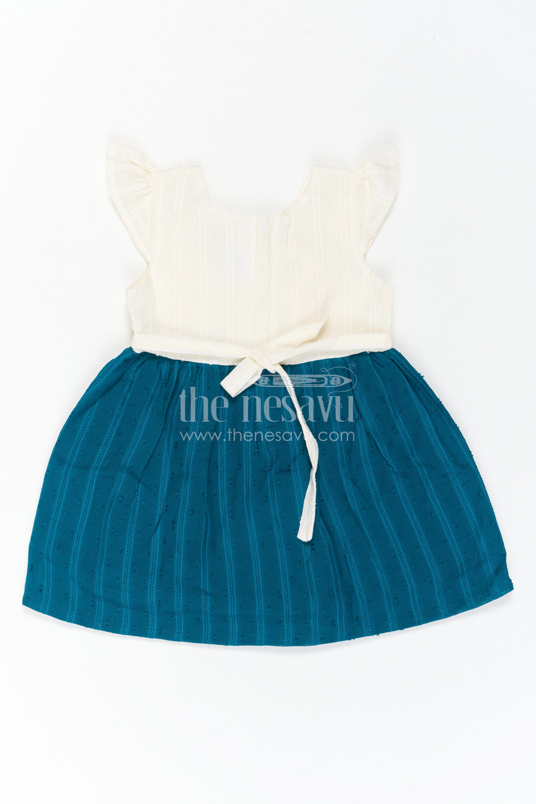 The Nesavu Baby Cotton Frocks Baby Girl Cotton Frock for Casual Party Outings Nesavu Nesavu Baby Girl Cotton Frock For Casual Party Outings With Lace Pocket And Playful Flare
