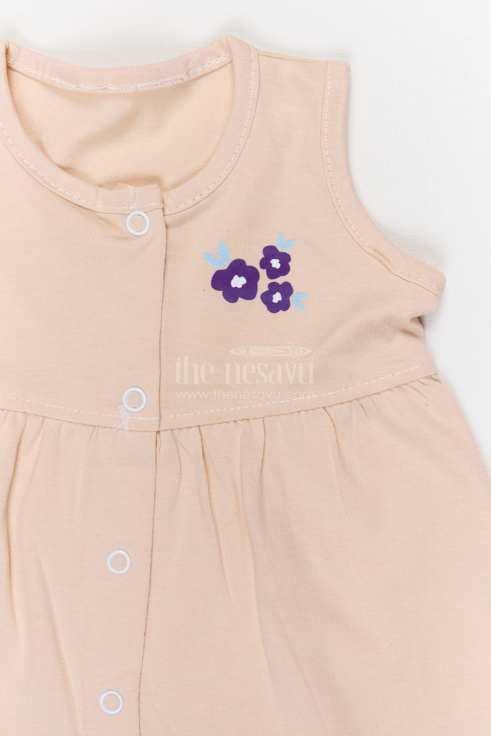 The Nesavu Baby Frocks Baby Girl Cotton Frock for Daily Comfort and Playtime Nesavu Nesavu Baby Girl Cotton Frock For Daily Wear Sleeveless Jersey Infant Dress