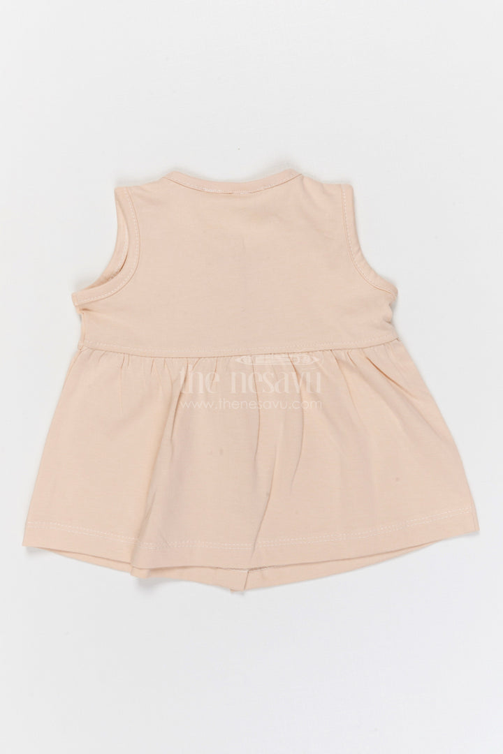 The Nesavu Baby Frocks Baby Girl Cotton Frock for Daily Comfort and Playtime Nesavu Nesavu Baby Girl Cotton Frock For Daily Wear Sleeveless Jersey Infant Dress