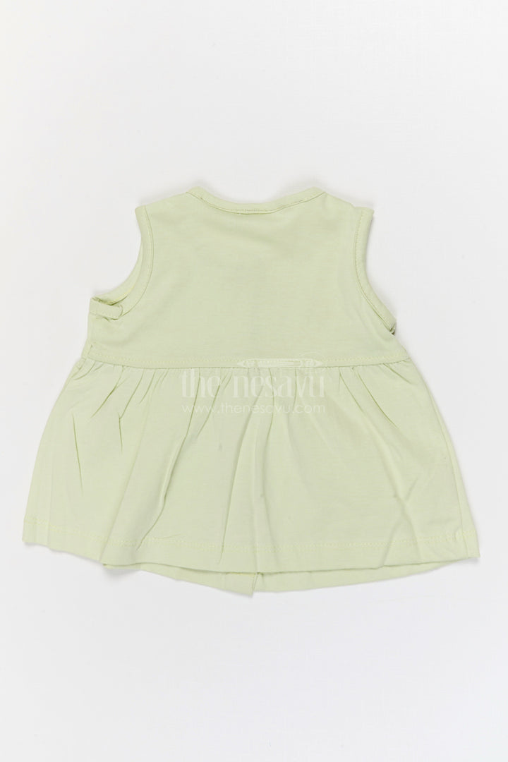The Nesavu Baby Frocks Baby Girl Cotton Frock for Daily Wear and Playtime Nesavu Nesavu Baby Girl Cotton Frock For Daily Wear Sleeveless Jersey Infant Dress