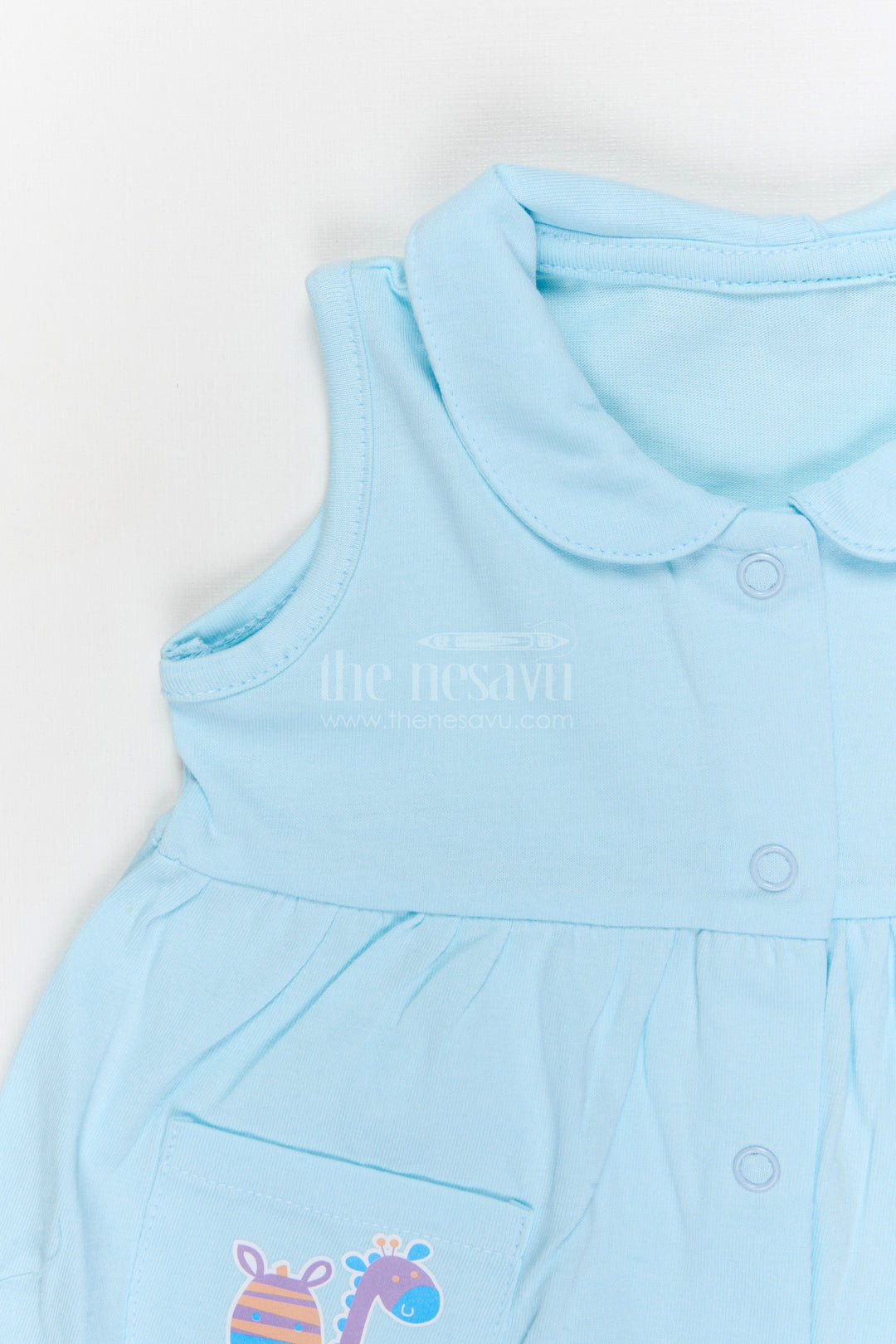 The Nesavu Baby Frocks Baby Girl Cotton Frock for Everyday Comfort and Playtime Nesavu Nesavu Baby Girl Cotton Frock For Everyday Wear Sleeveless Jersey Dress For Infants