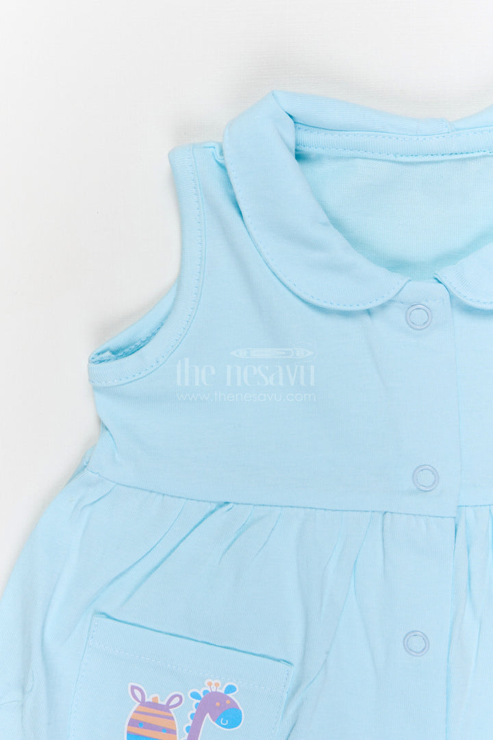 The Nesavu Baby Frocks Baby Girl Cotton Frock for Everyday Comfort and Playtime Nesavu Nesavu Baby Girl Cotton Frock For Everyday Wear Sleeveless Jersey Dress For Infants