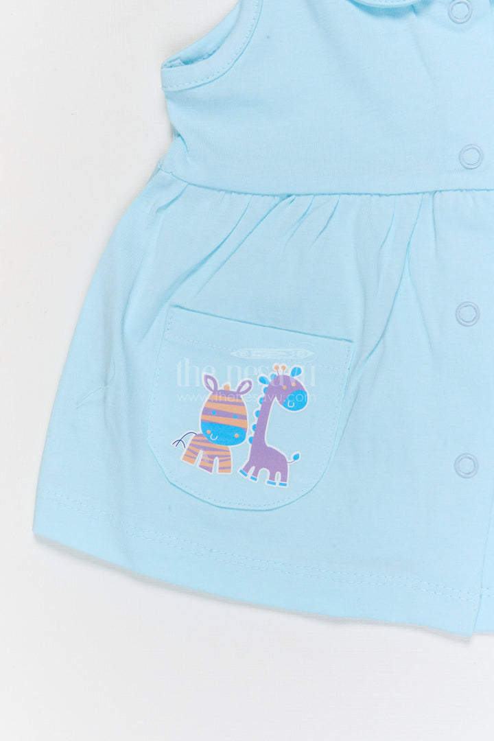 The Nesavu Baby Frocks Baby Girl Cotton Frock for Everyday Comfort and Playtime Nesavu Nesavu Baby Girl Cotton Frock For Everyday Wear Sleeveless Jersey Dress For Infants