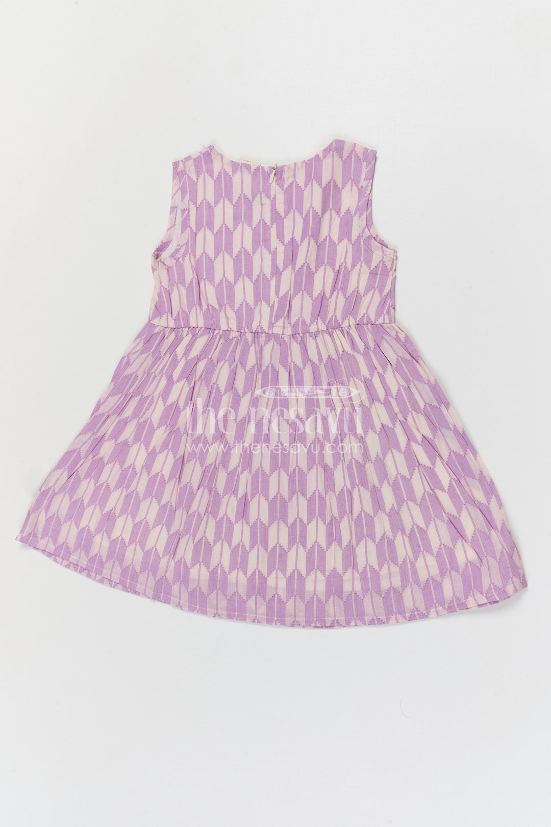 The Nesavu Girls Cotton Frock Baby Girl Cotton Frock for Festive Outings and Special Occasions Nesavu Nesavu baby girl cotton frock with embroidered jacket style for festive outings and special occasions