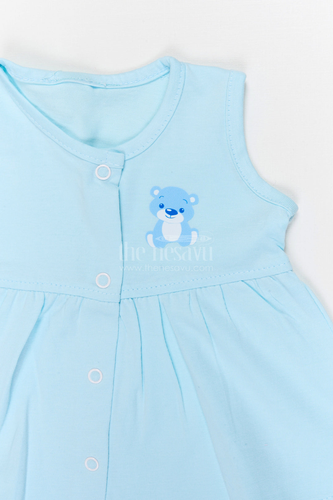 The Nesavu Baby Frocks Baby Girl Cotton Frock for Summer Comfort and Playtime Nesavu Nesavu Baby Girl Cotton Frock For Summer Wear Sleeveless Jersey Dress For Infants