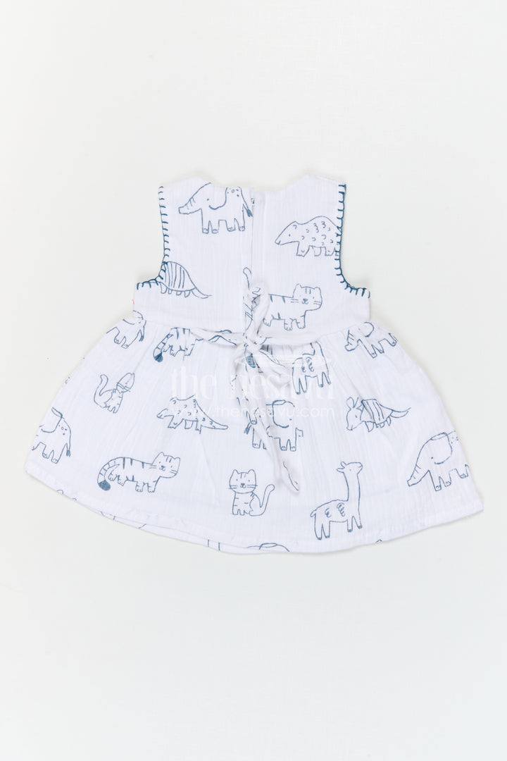The Nesavu Baby Cotton Frocks Baby Girl Cotton Frock for Summer Outings and Baby Photos Nesavu Nesavu baby girl muslin cotton frock for summer outings and baby photos with digital prints
