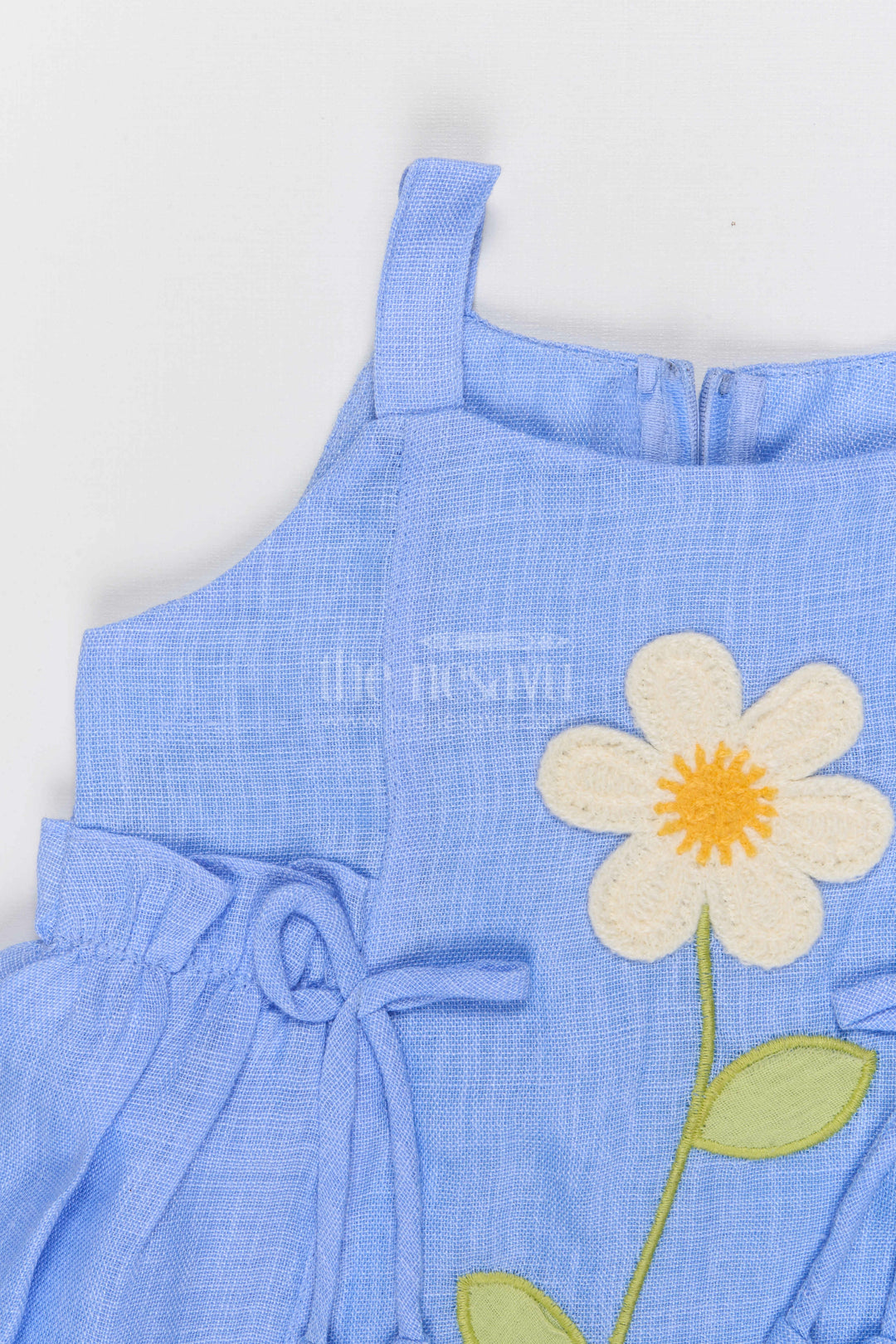 The Nesavu Baby Frocks Baby Girl Cotton Frock for Summer Outings and Playtime Nesavu Nesavu Baby Girl Cotton Frock With Floral Applique For Summer Outings And Everyday Comfort