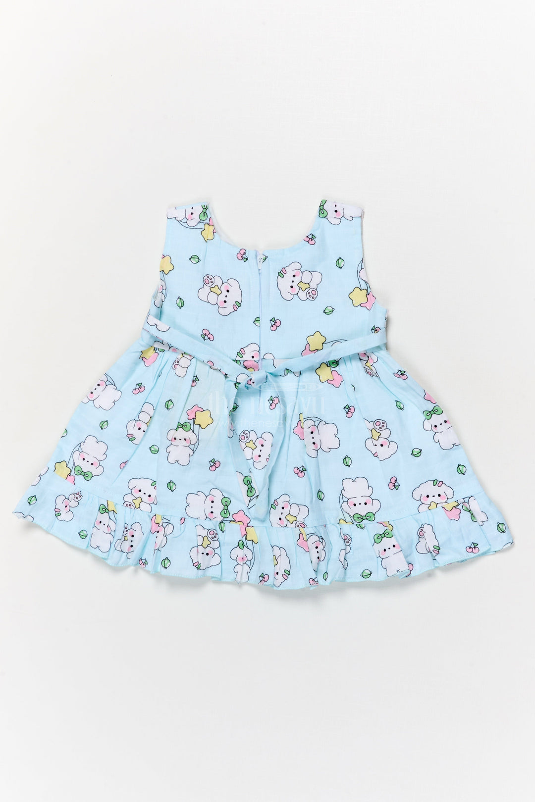 The Nesavu Baby Cotton Frocks Baby Girl Cotton Frock with Cartoon Print for Playtime and Daycare Nesavu Nesavu baby girl cotton frock with cartoon print for playgroup, daycare, and casual wear