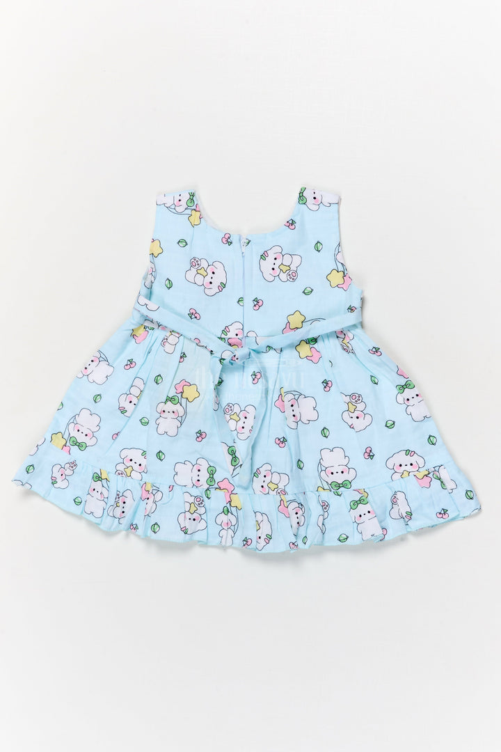 The Nesavu Baby Cotton Frocks Baby Girl Cotton Frock with Cartoon Print for Playtime and Daycare Nesavu Nesavu baby girl cotton frock with cartoon print for playgroup, daycare, and casual wear