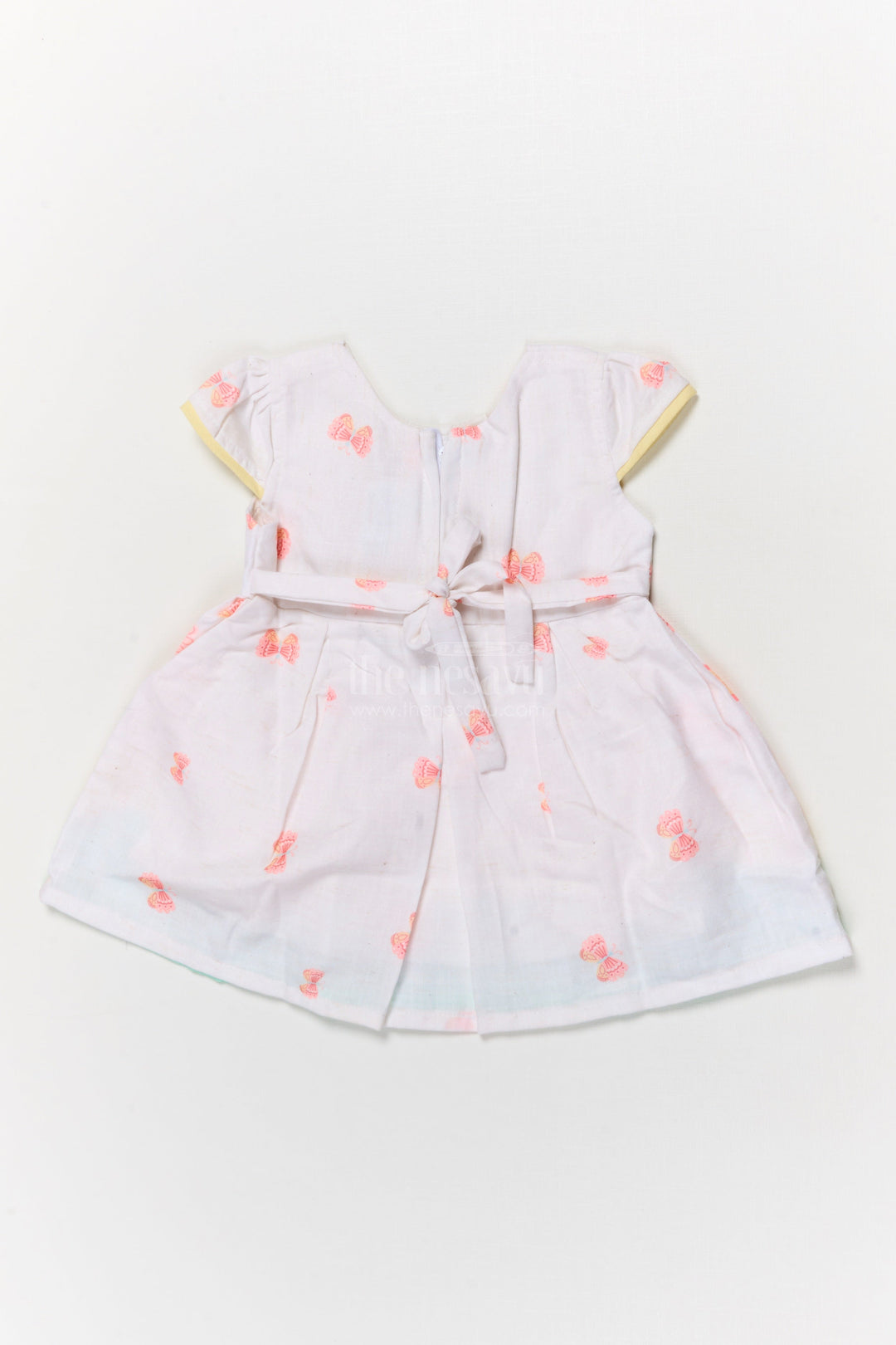 The Nesavu Baby Cotton Frocks Baby Girl Cotton Frock with Ombré Floral Print for Twirly Fun Nesavu Nesavu baby girl cotton frock with ombré floral print for birthdays and summer outings