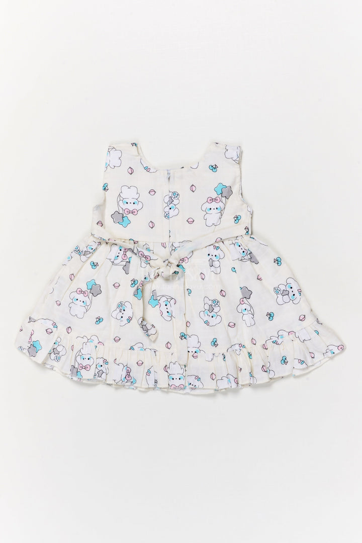 The Nesavu Baby Cotton Frocks Baby Girl Cotton Frock with Playful Print for Everyday Outings Nesavu Nesavu baby girl cotton frock with digital print for playdates and everyday comfort