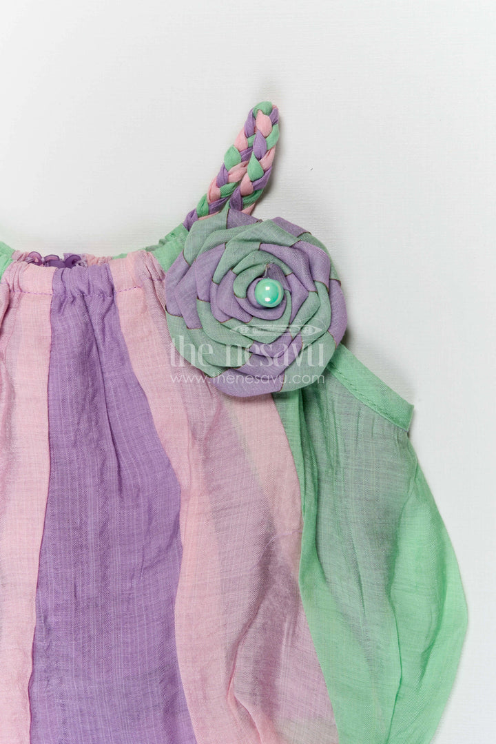 The Nesavu Baby Casual Sets Baby Girl Cotton Outfit Set for Casual Celebrations and Outings Nesavu Nesavu baby girl cotton outfit set for casual celebrations and family outings