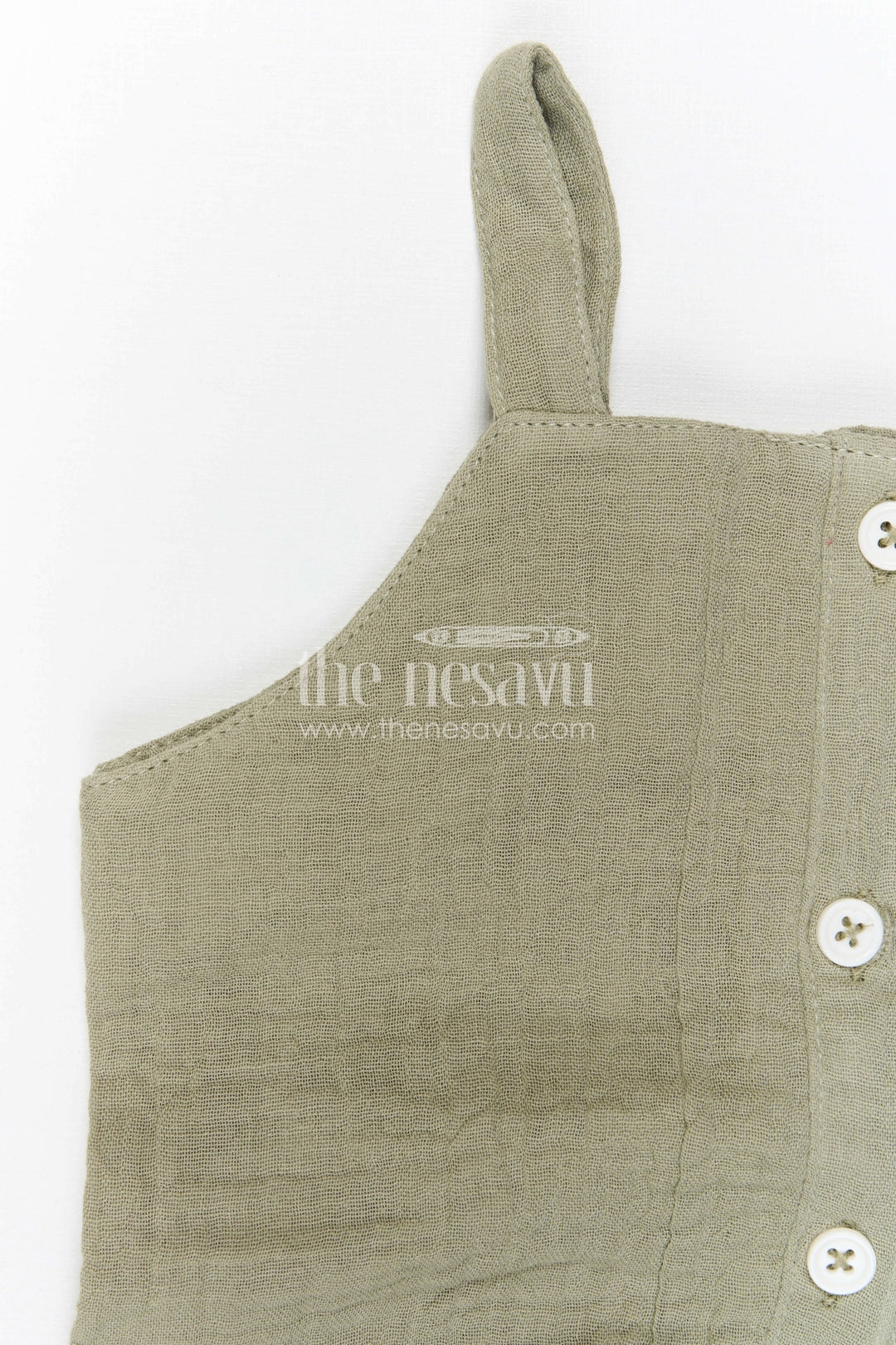 The Nesavu Baby Casual Sets Baby Girl Cotton Outfit Set for Daily Wear and Playtime Nesavu Nesavu Baby Girl Muslin Cotton Casual Outfit Set With Sleeveless Top And Printed Pants For Daily Comfort