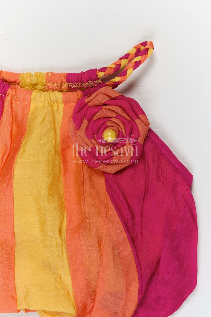 The Nesavu Baby Casual Sets Baby Girl Cotton Outfit Set for Festive Outings and Family Visits Nesavu Nesavu baby girl cotton outfit set for festive outings and family gatherings