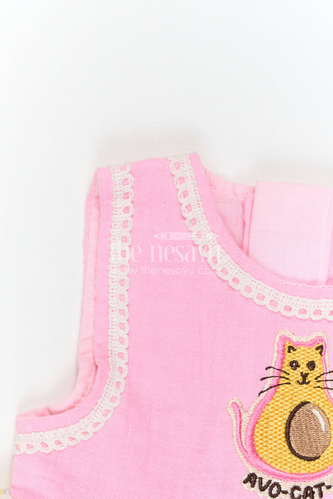 The Nesavu Baby Frocks Baby Girl Dress for Casual Outings and Everyday Play Nesavu Nesavu Baby Girl Muslin Cotton Dress For Casual Outings And Everyday Play With Digital Print And Patch Detail