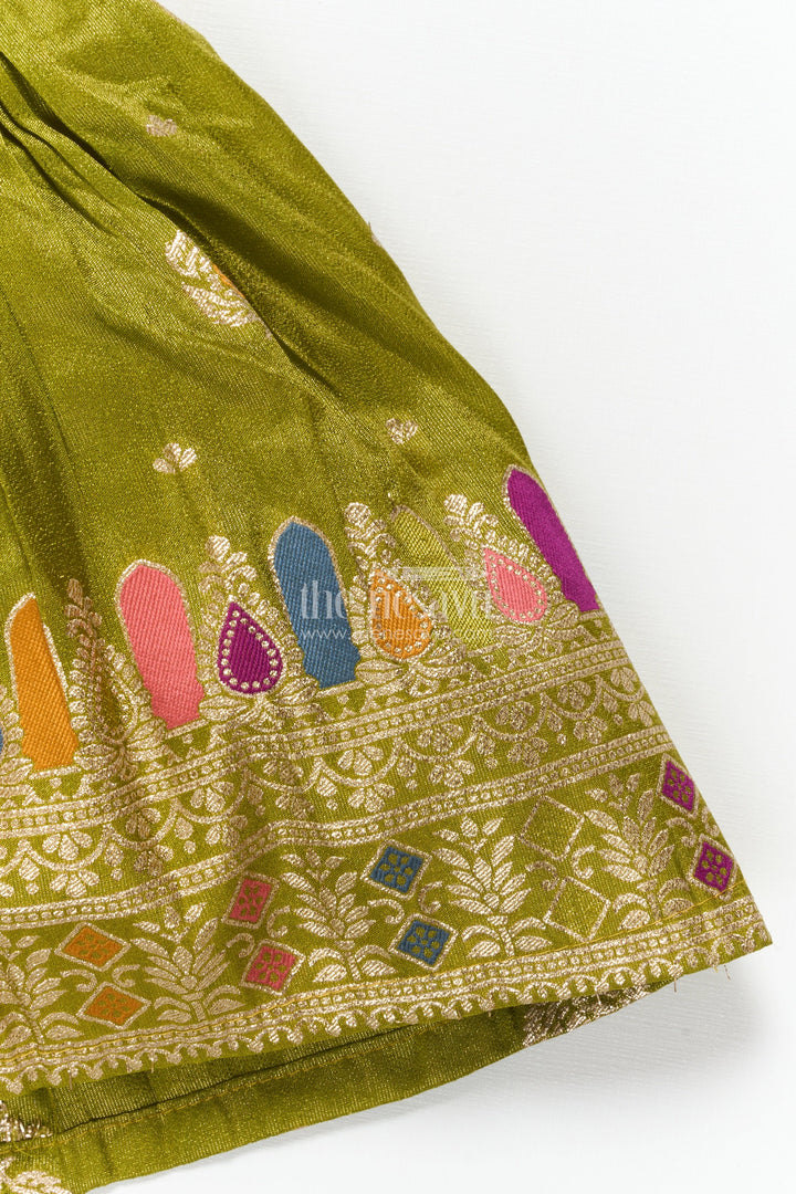 The Nesavu Tie-up Frock Baby Girl Ethnic Frock for Weddings and Festive Occasions Nesavu Nesavu baby girl ethnic frock weddings traditional festive celebrations