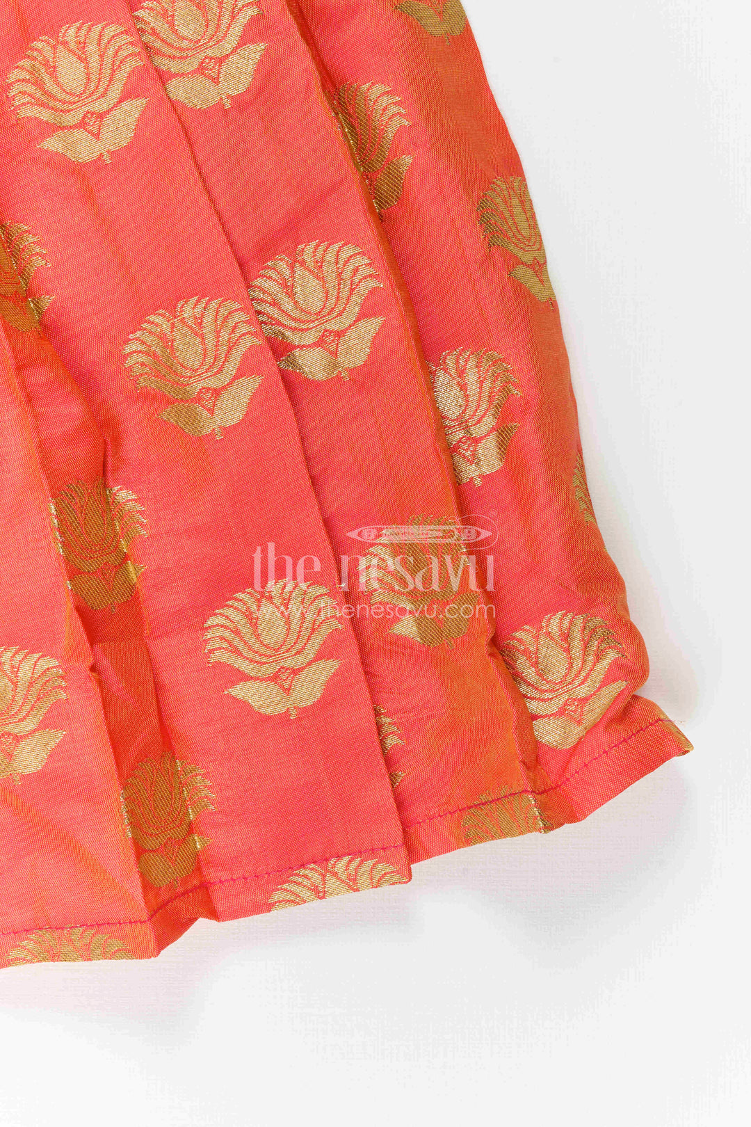 The Nesavu Silk Frock Baby Girl Festive Silk Frock for Birthdays and Special Occasions Nesavu Nesavu Baby Girl Festive Silk Frock For Birthdays Semi Banaras Paithani Border Traditional Outfit