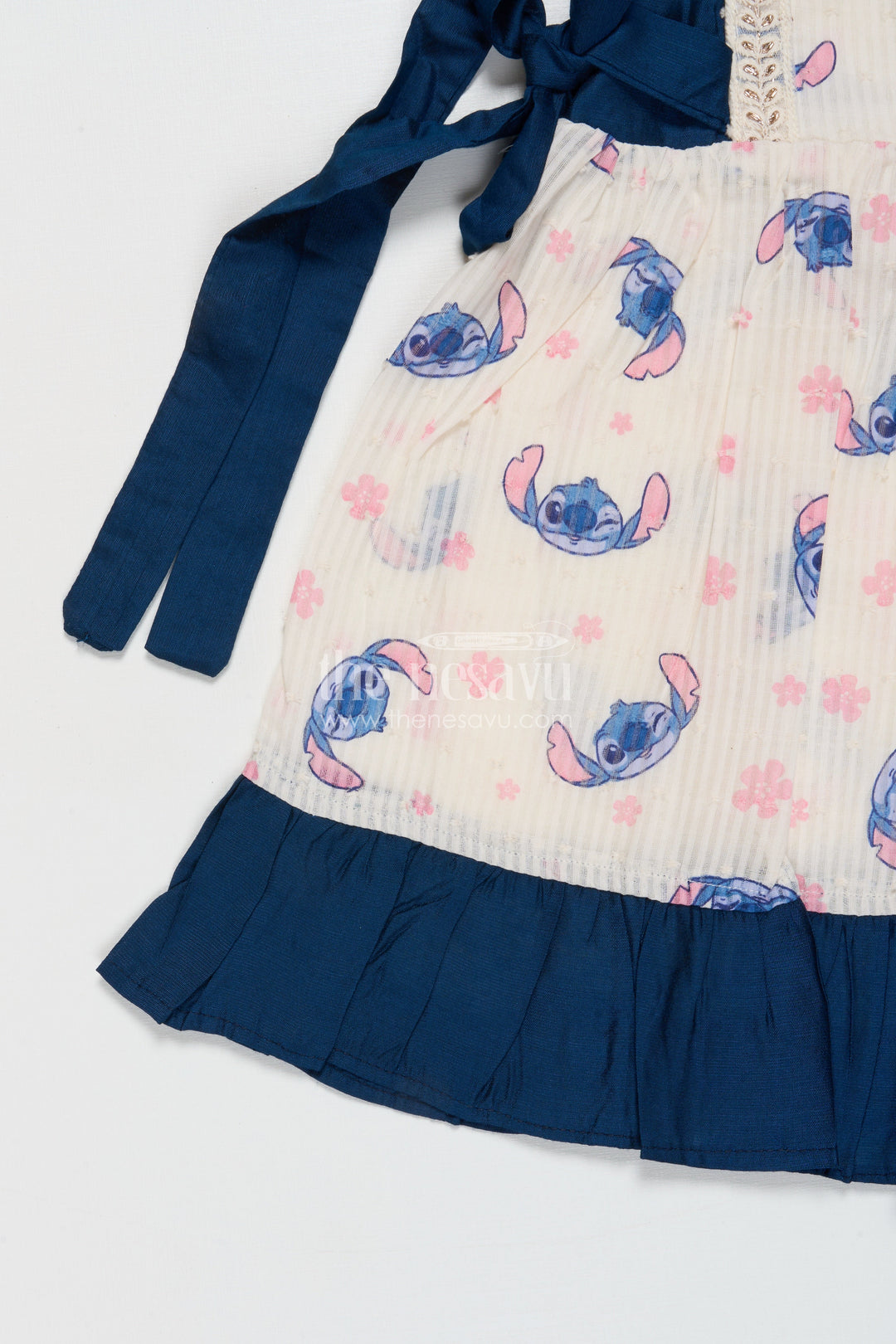 The Nesavu Girls Cotton Frock Baby Girl Floral Printed Frock for Casual Outings and Photoshoots Nesavu Nesavu baby girl floral printed frock for casual outings and everyday celebrations