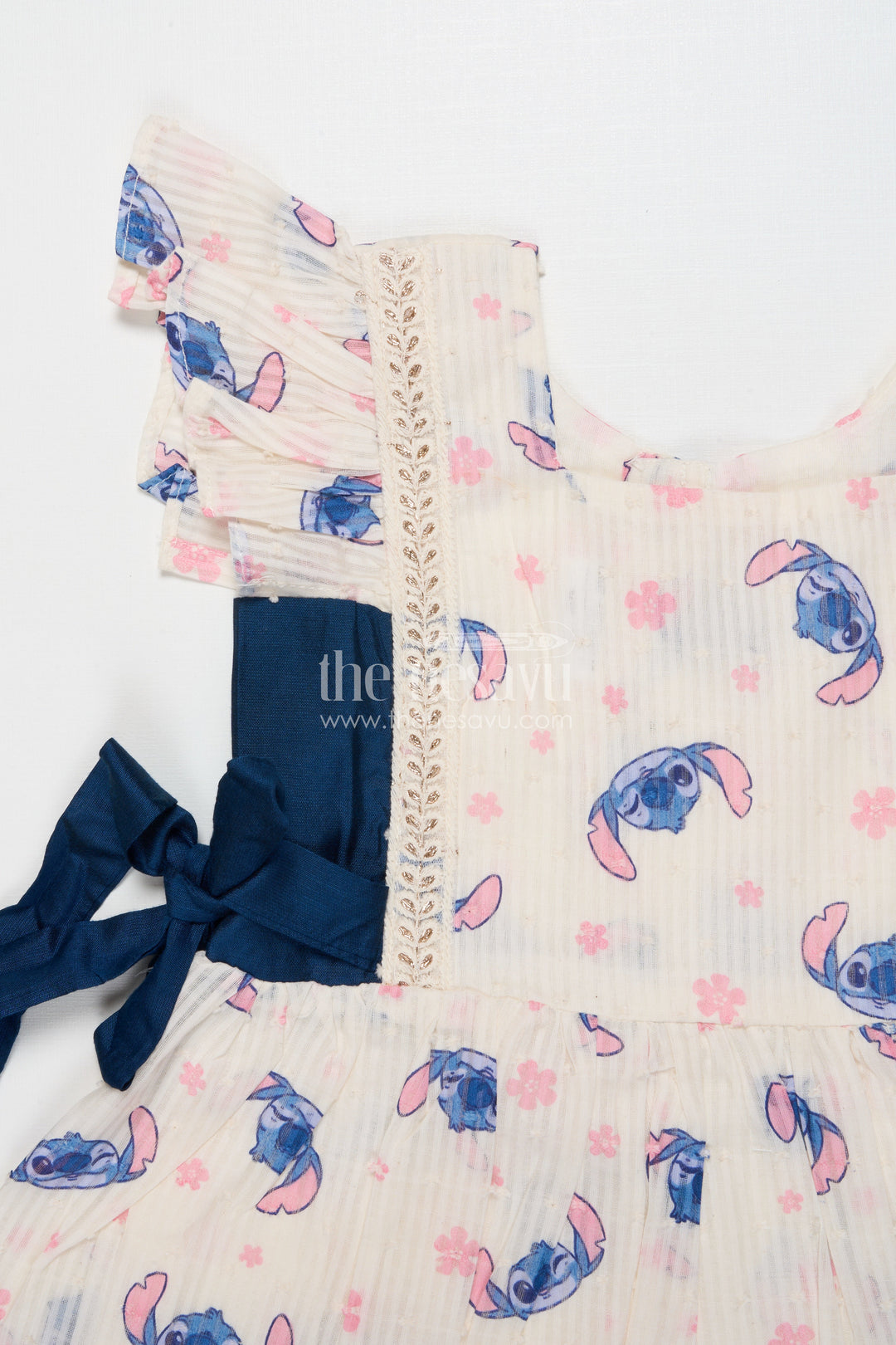 The Nesavu Girls Cotton Frock Baby Girl Floral Printed Frock for Casual Outings and Photoshoots Nesavu Nesavu baby girl floral printed frock for casual outings and everyday celebrations