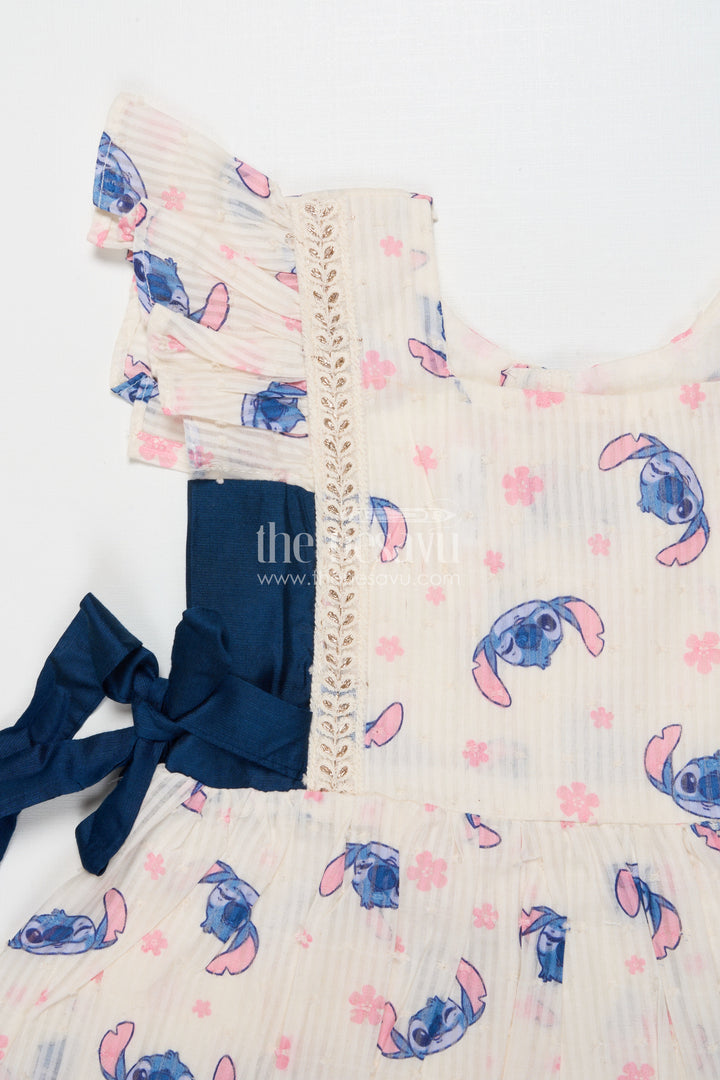 The Nesavu Girls Cotton Frock Baby Girl Floral Printed Frock for Casual Outings and Photoshoots Nesavu Nesavu baby girl floral printed frock for casual outings and everyday celebrations