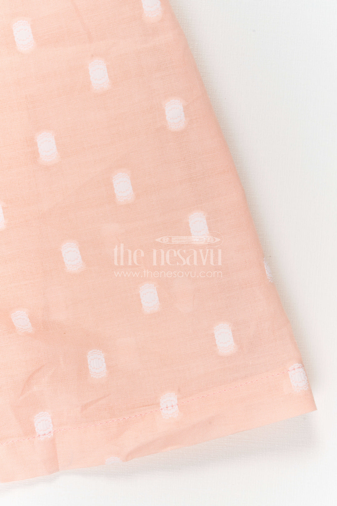 The Nesavu Girls Cotton Frock Baby Girl Frock for Birthday Party and Festive Celebrations Nesavu Nesavu Baby Girl Cotton Frock For Birthday Party And Festive Celebrations With Soft Embroidery Design