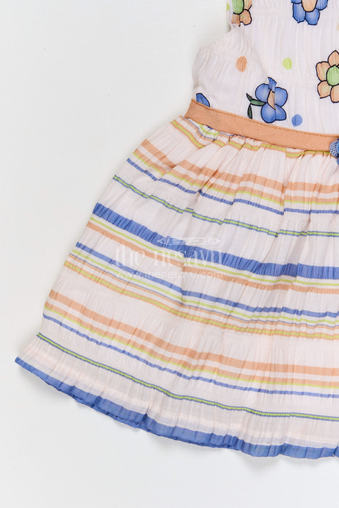 The Nesavu Baby Frocks Baby Girl Frock for Casual Outings and Everyday Wear Nesavu Nesavu baby girl cotton frock for casual outings and everyday wear with digital print