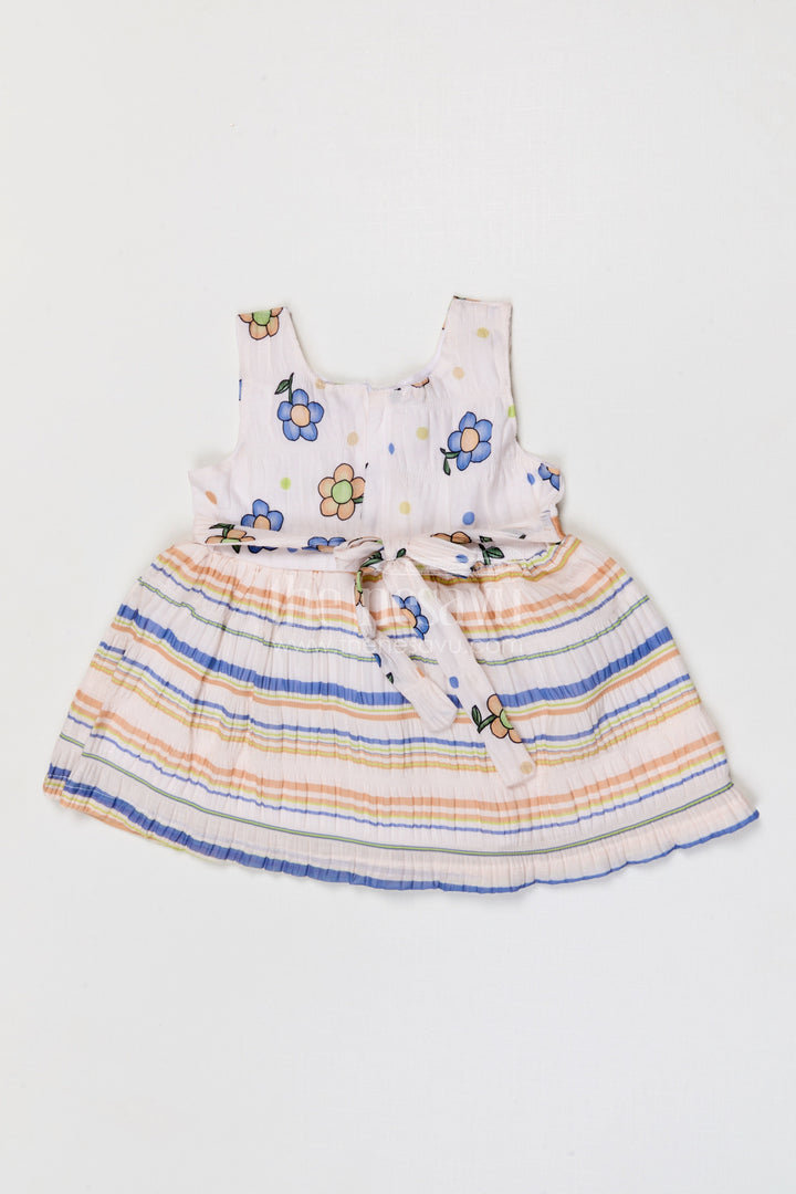 The Nesavu Baby Frocks Baby Girl Frock for Casual Outings and Everyday Wear Nesavu Nesavu baby girl cotton frock for casual outings and everyday wear with digital print