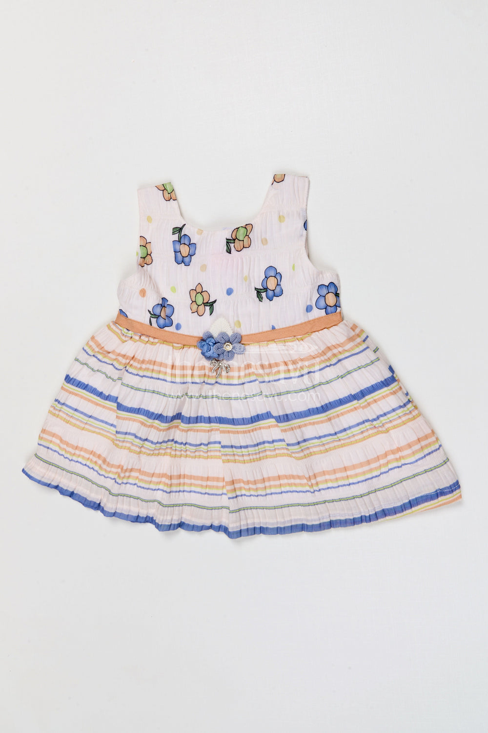 The Nesavu Baby Frocks Baby Girl Frock for Casual Outings and Everyday Wear Nesavu Nesavu baby girl cotton frock for casual outings and everyday wear with digital print