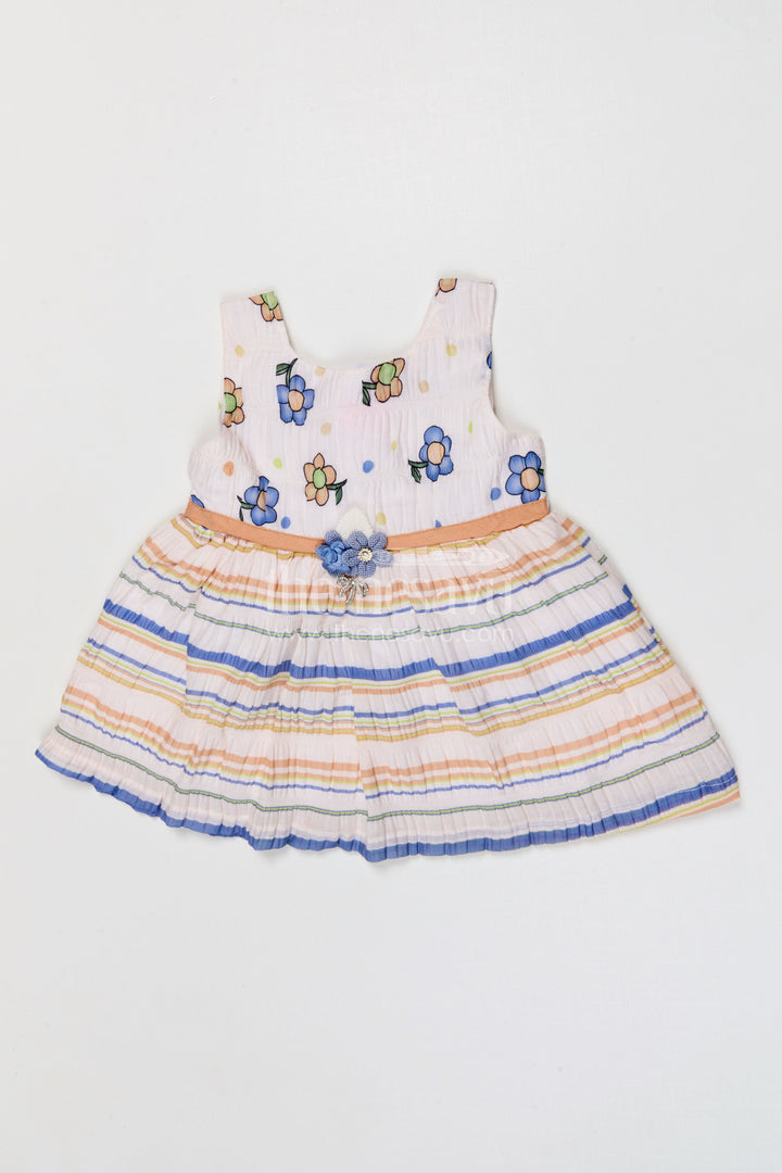 The Nesavu Baby Frocks Baby Girl Frock for Casual Outings and Everyday Wear Nesavu Nesavu baby girl cotton frock for casual outings and everyday wear with digital print