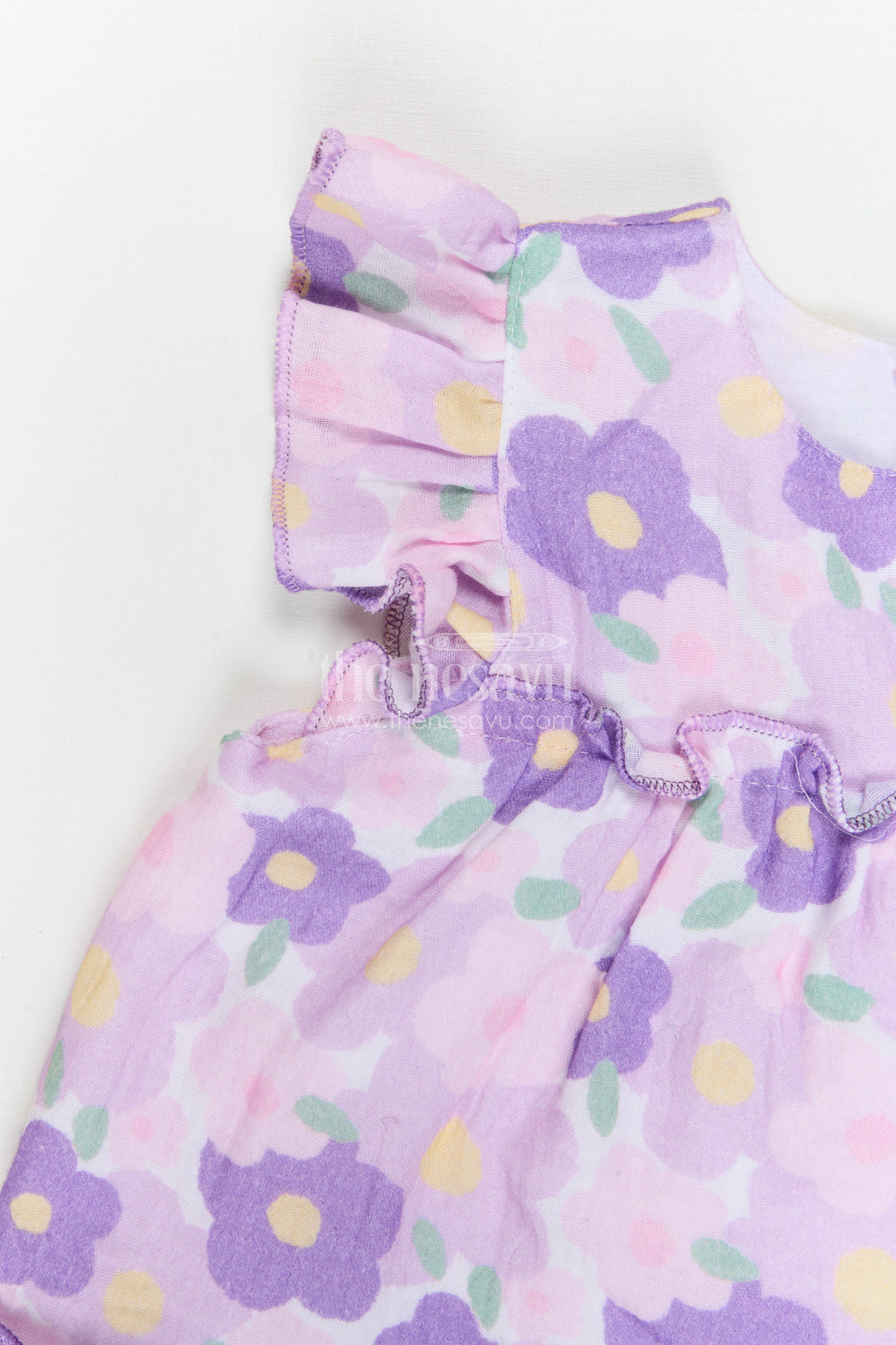 The Nesavu Baby Cotton Frocks Baby Girl Frock for Daily Wear and Playful Outings Nesavu Nesavu Baby Girl Muslin Cotton Frock For Daily Wear And Outings With Digital Print Soft Comfortable Outfit