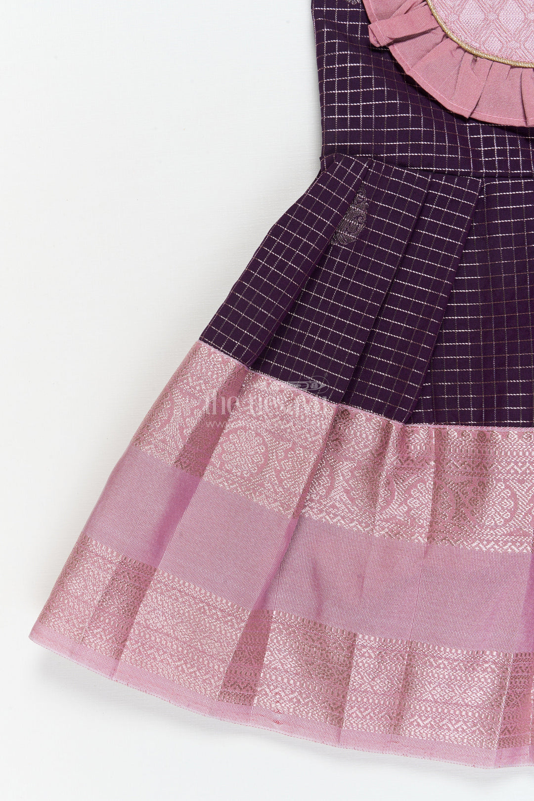 The Nesavu Girls Kanchi Silk Frock Baby Girl Frock for Naming Ceremony and Traditional Functions Nesavu Nesavu baby girl frock for naming ceremony and traditional milestone occasions