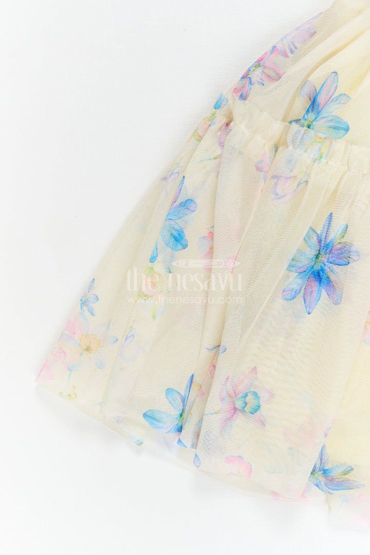 The Nesavu Baby Frocks Baby Girl Frock for Outings and Playful Moments Nesavu Nesavu Baby Girl Soft Net Frock With Digital Print For Playful Outings And Casual Celebrations