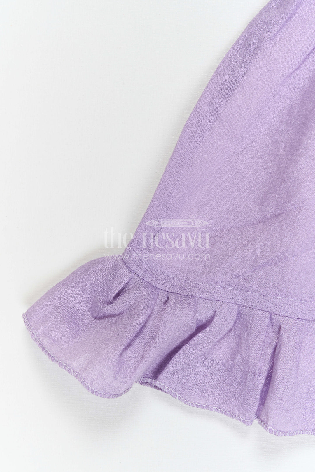 The Nesavu Baby Cotton Frocks Baby Girl Frock for Playdates and Summer Outings Nesavu Nesavu Baby Girl Cotton Frock For Playdates And Summer Outings With Floral Embroidery And Frill Hem