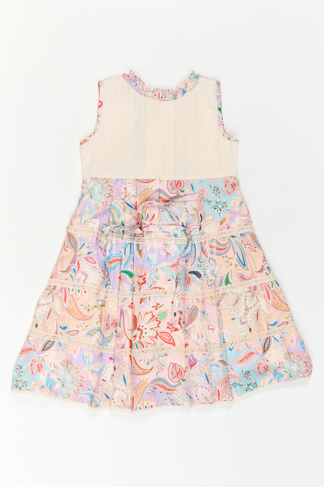 The Nesavu Girls Cotton Frock Baby Girl Frock for Summer Outings and Casual Photoshoots Nesavu Nesavu Baby Girl Cotton Frock For Summer Outings And Photoshoots With Colorful Digital Print Design