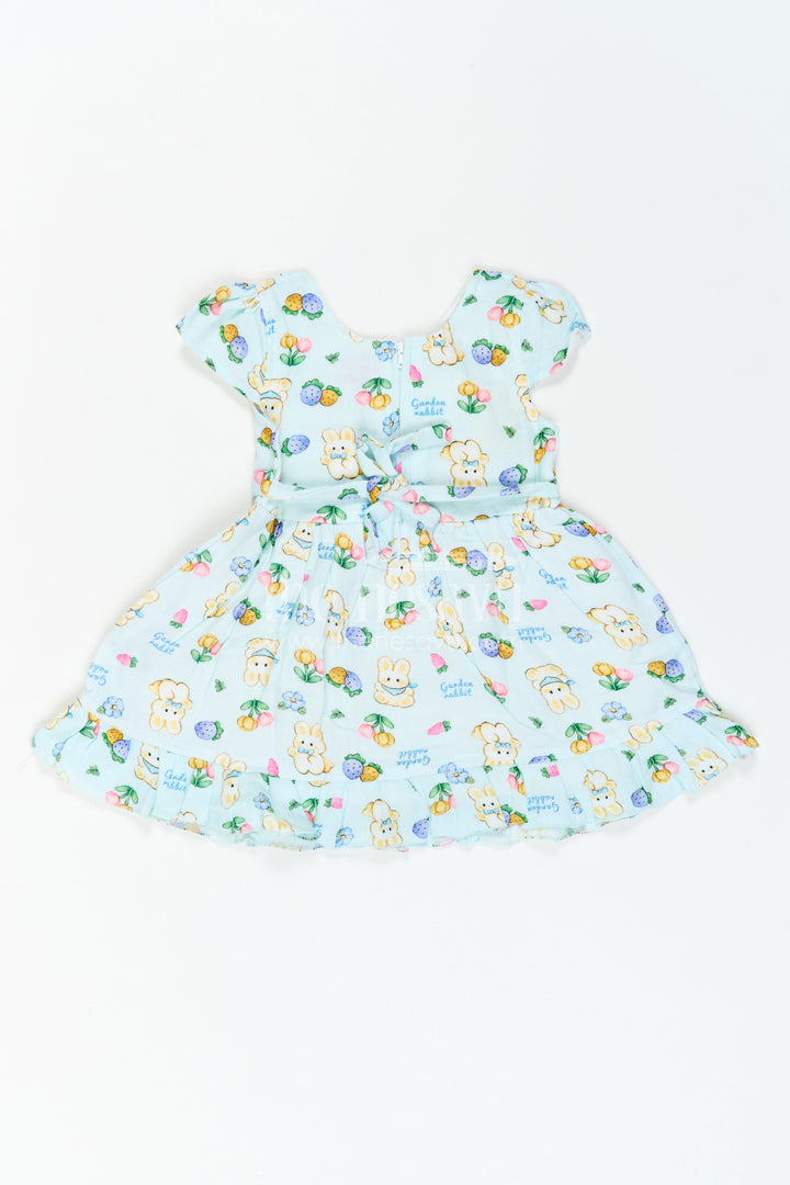 The Nesavu Baby Cotton Frocks Baby Girl Frock for Vacation Photo Moments Nesavu Nesavu Baby Girl Frock For Vacation Photo Moments With Muslin Cotton And Playful Digital Print