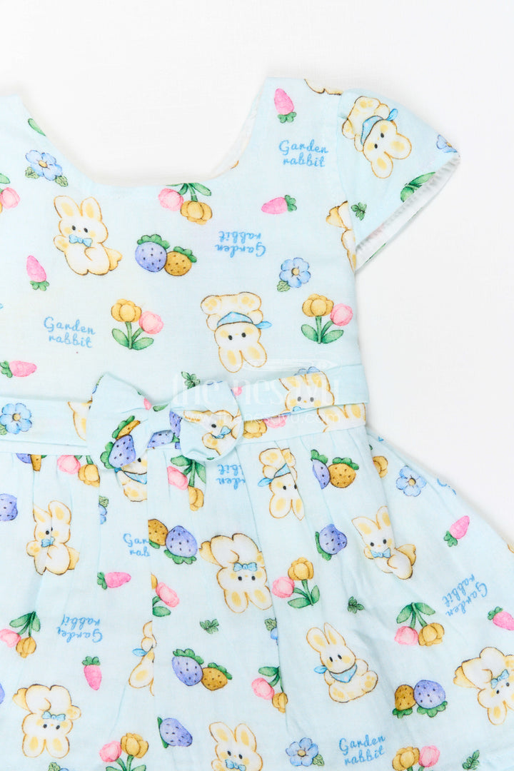 The Nesavu Baby Cotton Frocks Baby Girl Frock for Vacation Photo Moments Nesavu Nesavu Baby Girl Frock For Vacation Photo Moments With Muslin Cotton And Playful Digital Print