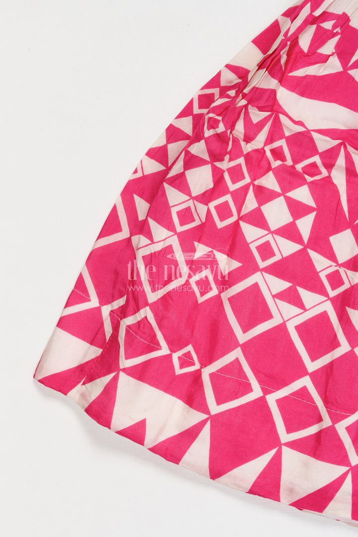 The Nesavu Girls Lehenga Choli Baby Girl Lehenga Choli for Festive Functions and Weddings Nesavu Nesavu baby girl lehenga choli weddings festive occasions printed modal silk