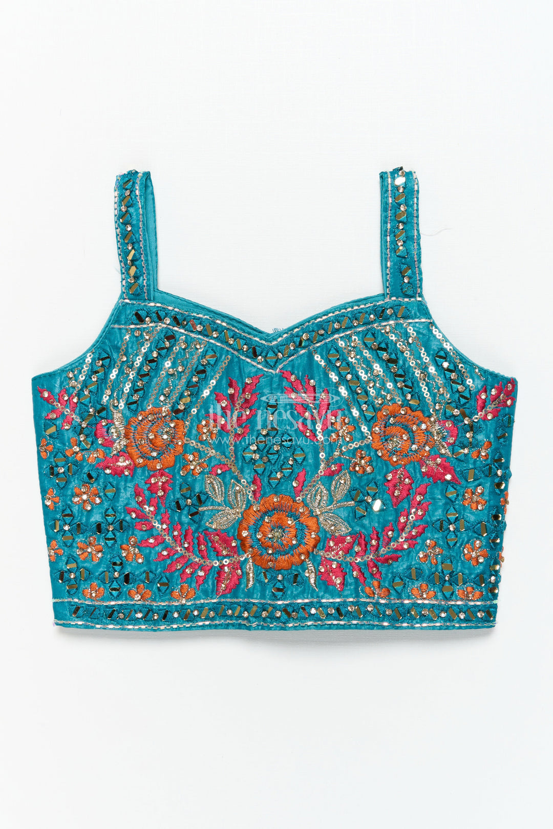The Nesavu Girls Lehenga Choli Baby Girl Lehenga Choli Set for Weddings and Festive Functions Nesavu Nesavu baby girl lehenga choli set viscose silk weddings grand festive occasions