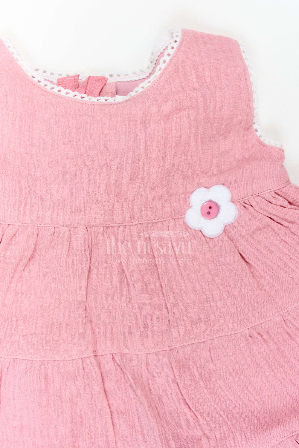 The Nesavu Baby Cotton Frocks Baby Girl Muslin Frock for Summer Outings Birthdays and Everyday Wear Nesavu Nesavu Baby Girl Muslin Frock For Summer Outings Birthdays Family Visits And Comfortable Everyday Wear