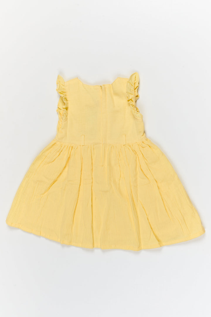 The Nesavu Girls Cotton Frock Baby Girl Muslin Frock with Embroidery for Everyday Cuteness and Gifting Nesavu Nesavu baby girl muslin cotton frock with embroidery and headband for playdates and casual wear