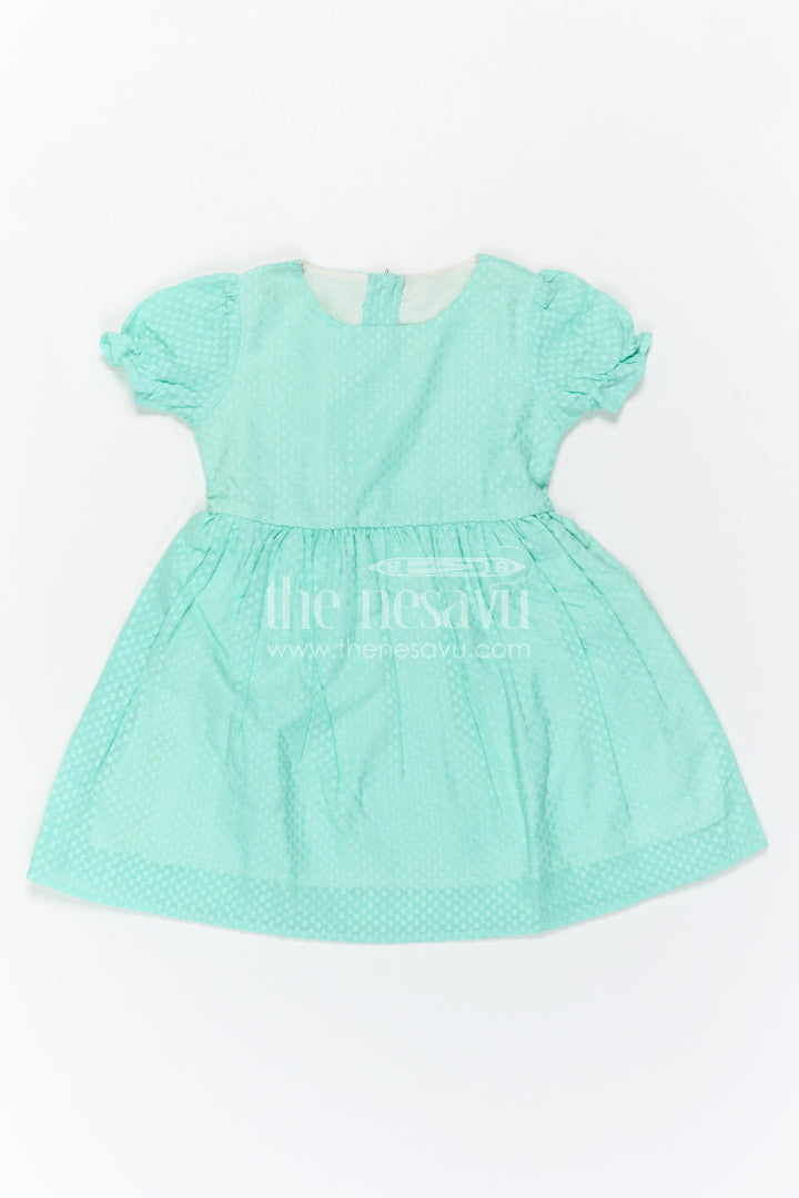 The Nesavu Girls Cotton Frock Baby Girl Outfit with Embroidered Jacket for Festive Wear and Outings Nesavu Nesavu Baby Girl Outfit With Embroidered Jacket For Festive Wear And Outings In Soft Cotton Comfort