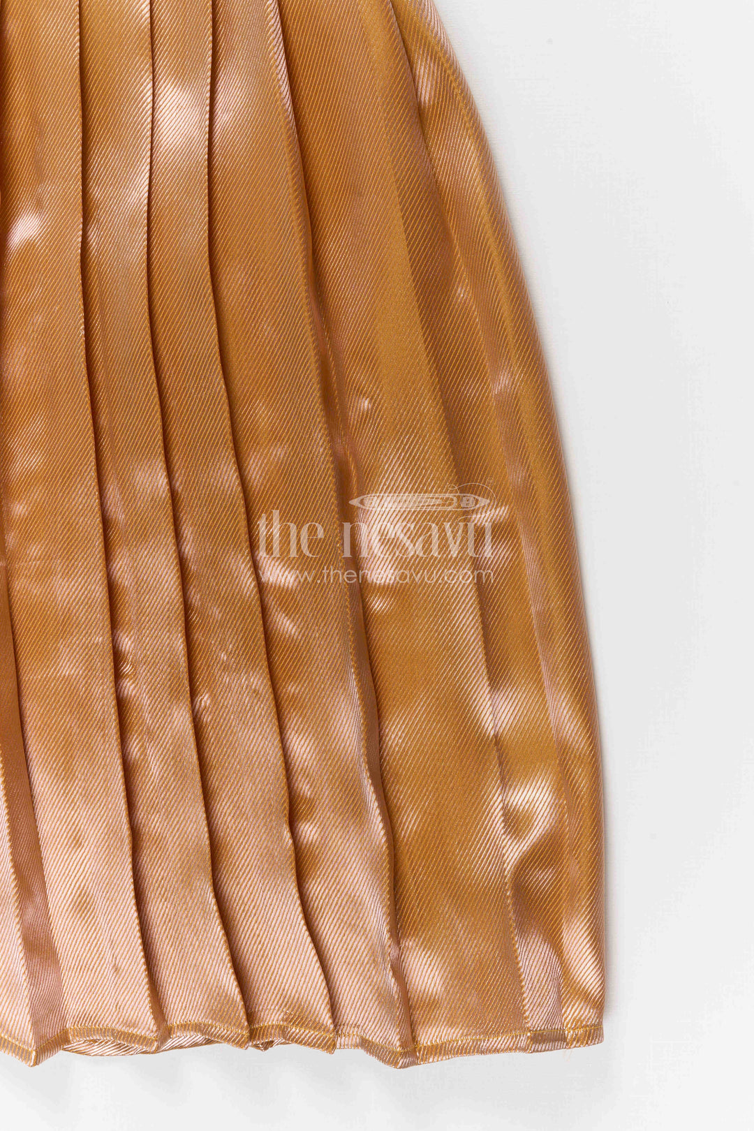 The Nesavu Girls Silk Gown Baby Girl Party Gown for Birthdays and Special Occasions Nesavu Nesavu baby girl party gown for birthdays and special occasions with velvet bodice and pleated tissue skirt