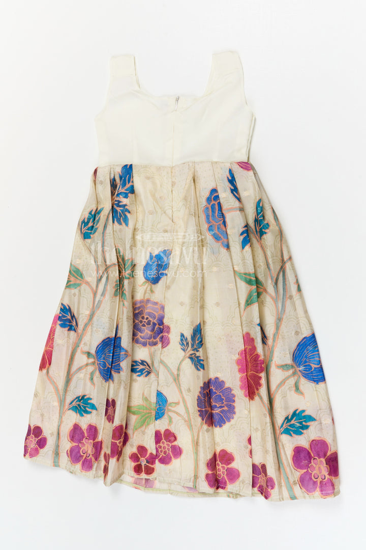 The Nesavu Pattu Pavadai Baby Girl Pattu Pavadai for Festive Occasions and Traditional Wear Nesavu Nesavu baby girl pattu pavadai for festive occasions with semi banaras silk and digital print traditional outfit