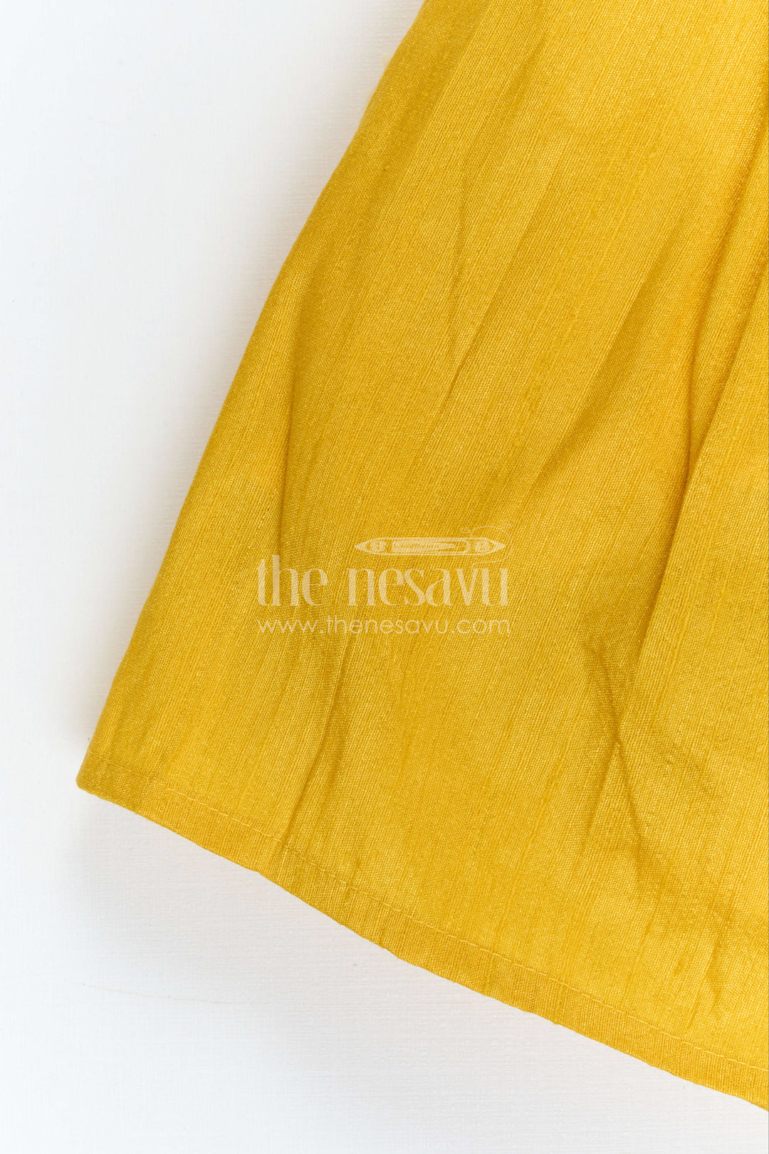 The Nesavu Pattu Pavadai Baby Girl Pattu Pavadai for Naming Ceremony and Festive Photos Nesavu Nesavu Baby Girl Pattu Pavadai With Paithani Blouse For Festive And Wedding Celebrations